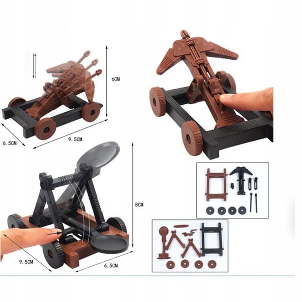 Medieval knight Pretend Play with an army model Castle building with