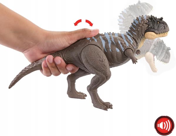 EKRYXINATOSAURUS DINOSAUR FIGURINE WITH SOUND EFFECTS AND AN ATTACK FUNCTION FOR PLAY