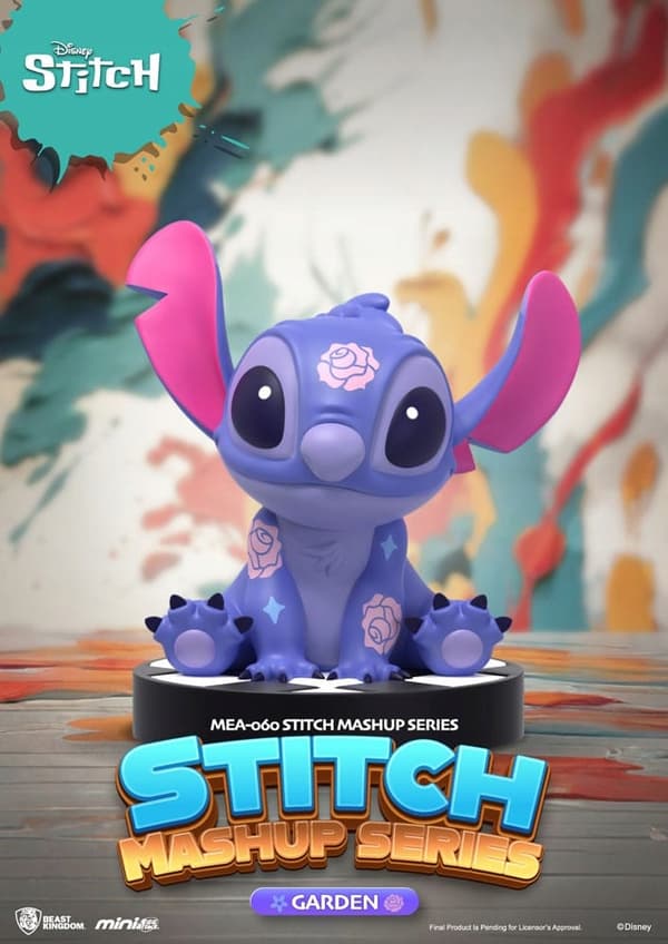 Beast Kingdom Mini Egg Attack Stitch figurine, 10 cm