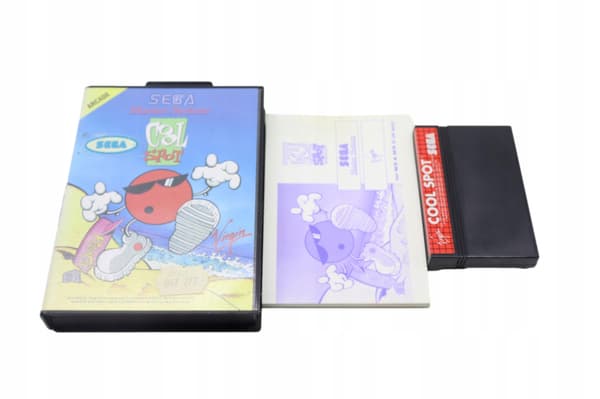 Cool Spot Sega Master System Manual and Box