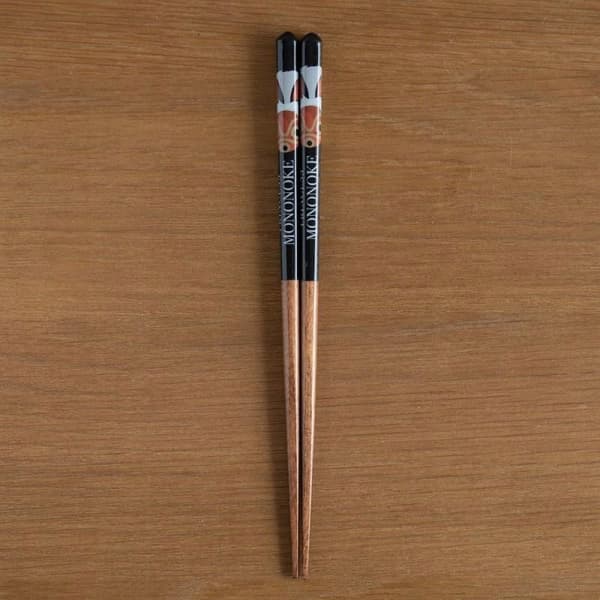 Princess Mononoke – lacquered chopsticks and spoon, 21 cm
