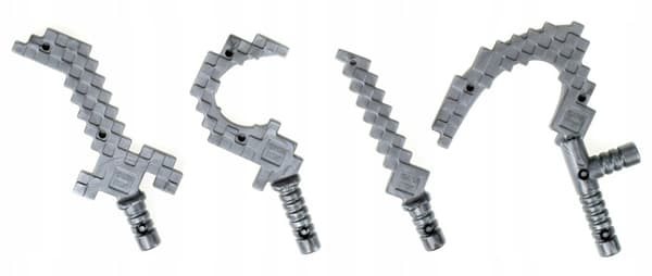 Weapon accessories for LEGO Minecraft minifigures / 4