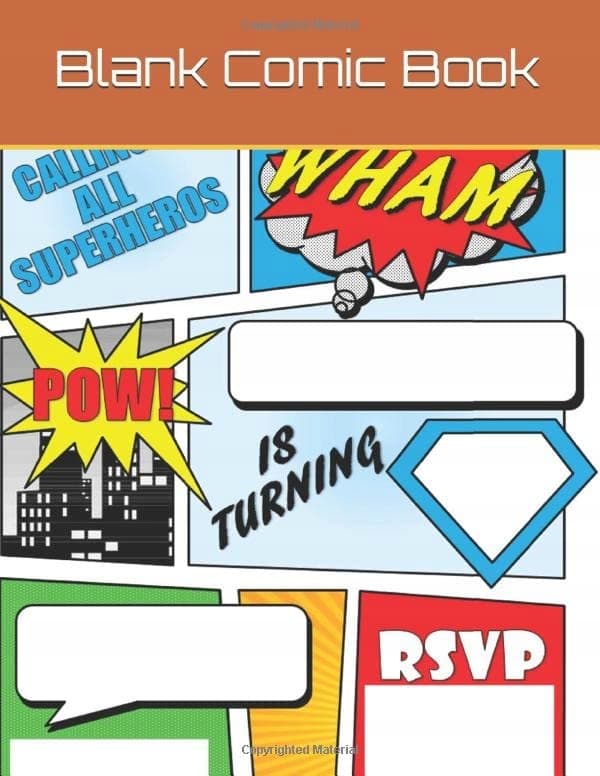 Blank Comic Book: Design Your Own Comics