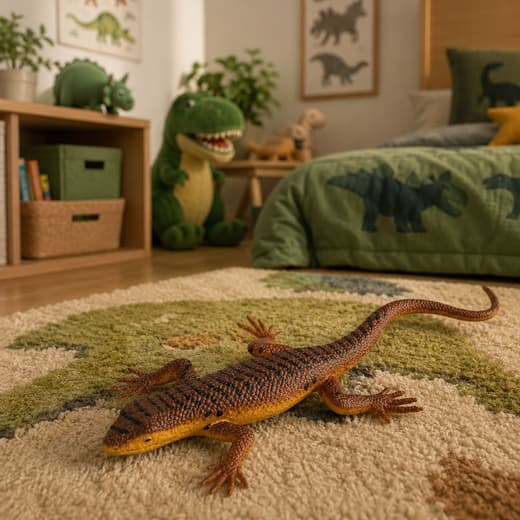 STRETCHABLE LIZARD RUBBER FIGURINE