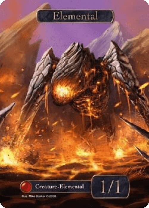 Magic: The Gathering Elemental Token