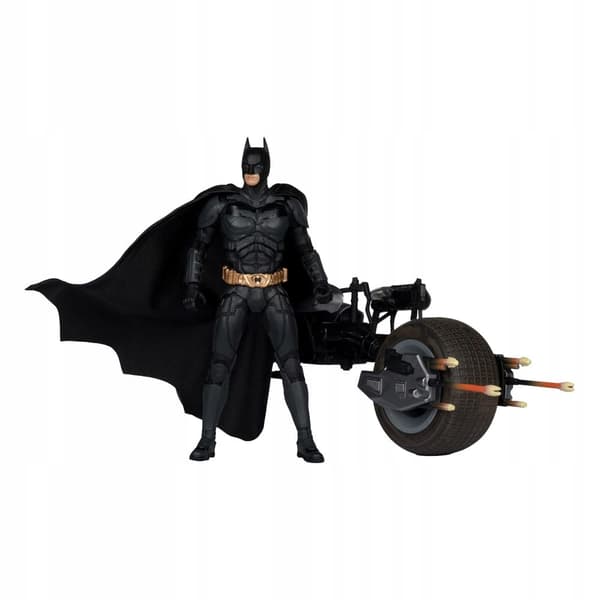 BATMAN & BATPOD 18 cm The Dark Knight DC Multiverse McFarlane