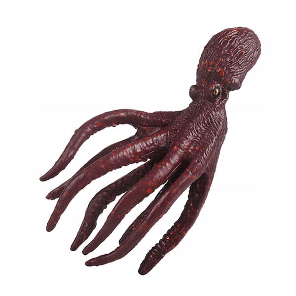 Squid Model Toy: Realistic marine animal figures for learning; Educational props