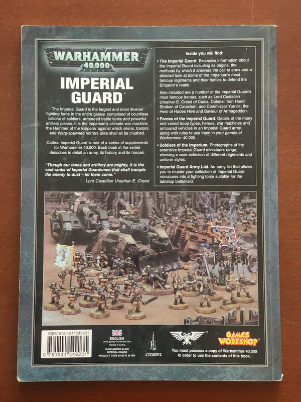 OUTLET Warhammer 40,000 Codex: Imperial Guard (5th Edition)