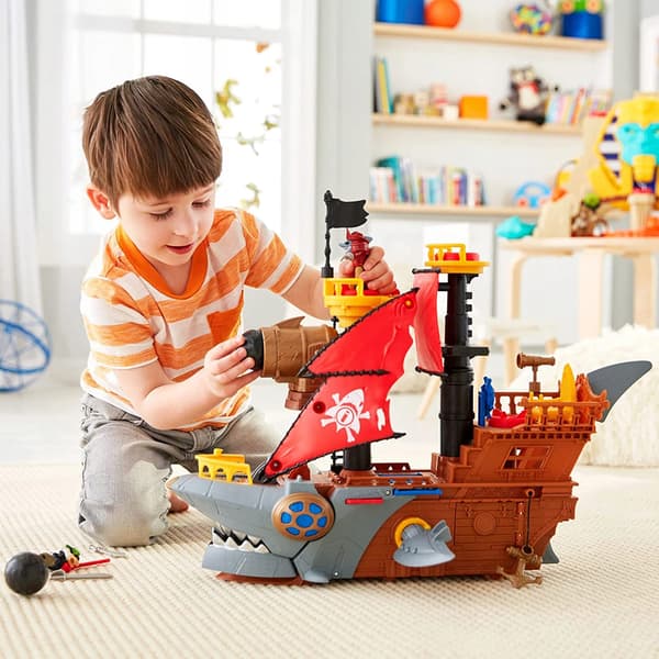 FISHER-PRICE Imaginext Shark Bite Pirate Ship Set