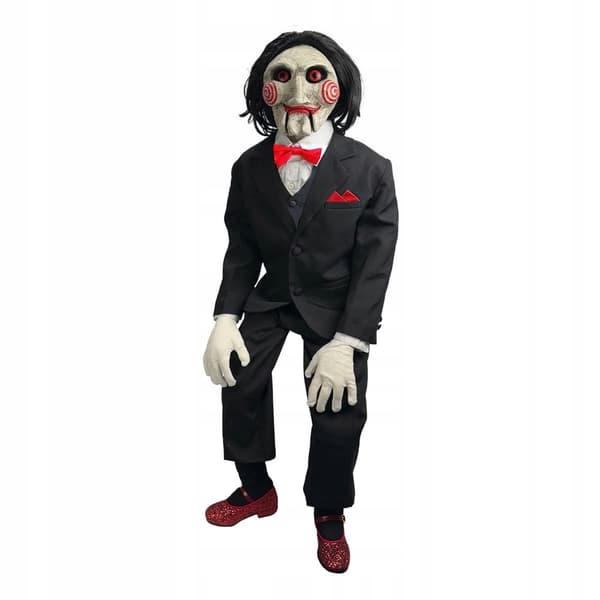 SAW FIGURE STRIPE PUPPET PROP / BILLY THE PUPPET MARIONETTE 119 CM