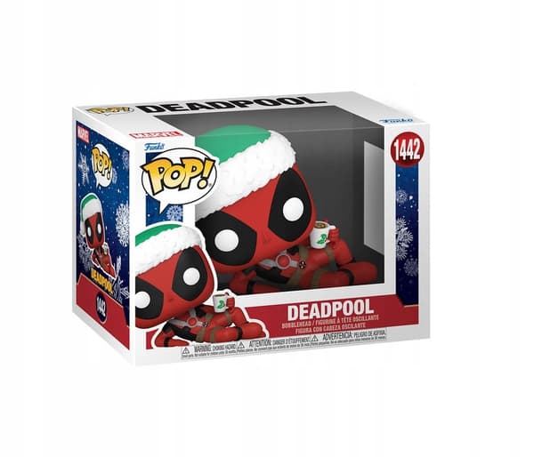 Marvel POP! Vinyl Figure: Holiday Deadpool, 9 cm
