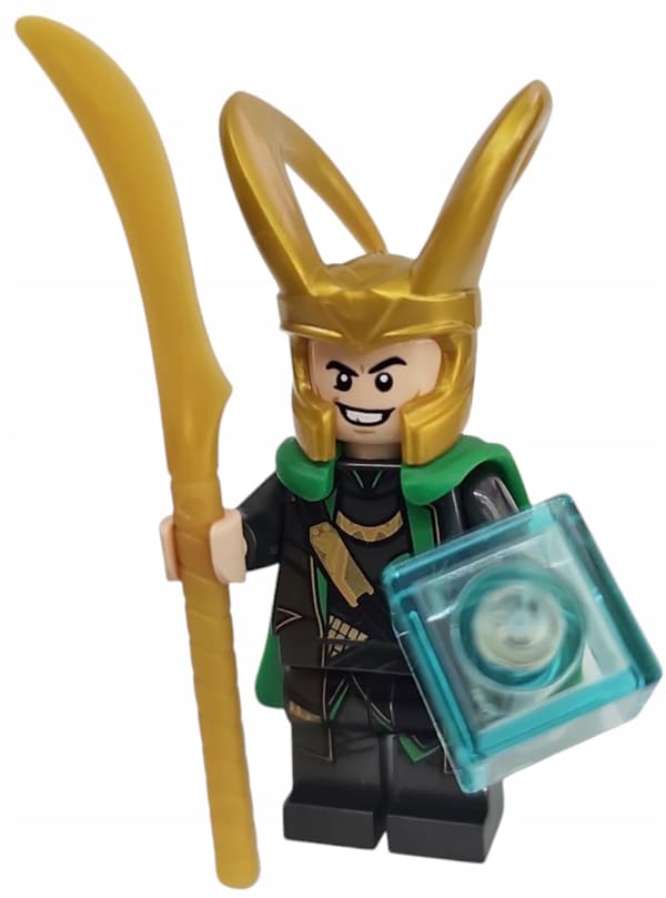 LEGO SUPER HEROES Loki sh0968 + weapon NEW