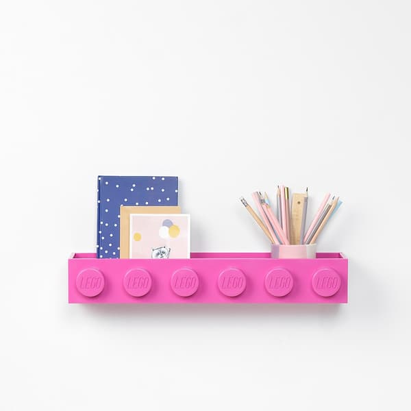 LEGO 41121739 PINK WALL-MOUNTED SHELF