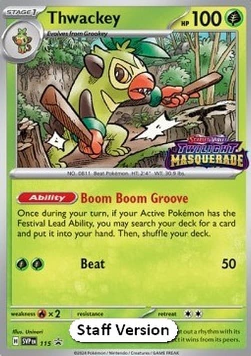 Pokemon TCG Thwackey