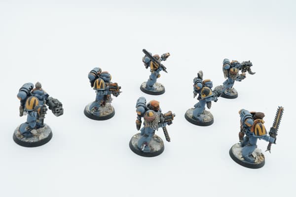 Warhammer 40k Space Wolves Pack – set of 7 plastic miniatures