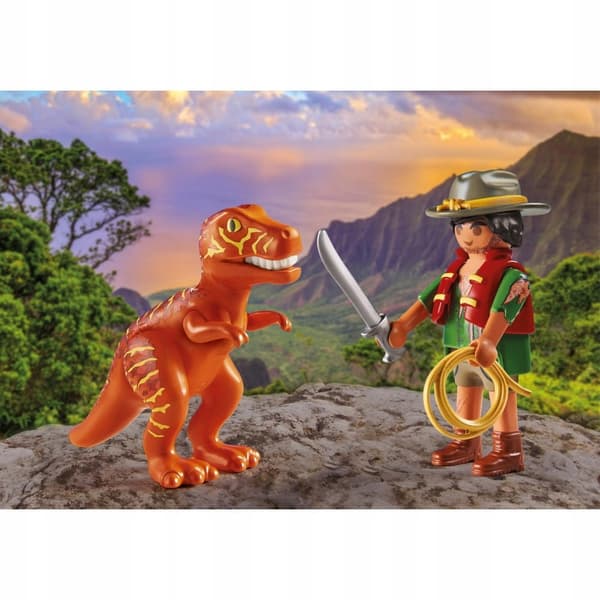 The Tracker vs the T-Rex. Playmobil set 71206