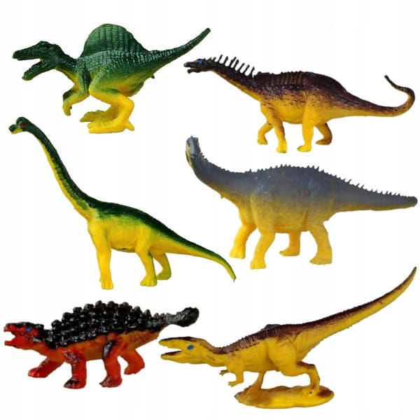 DINOSAURS – CHILDREN'S TOYS – GIFT – RUBBER FIGURINES – LARGE SET – VARIOUS DESIGNS