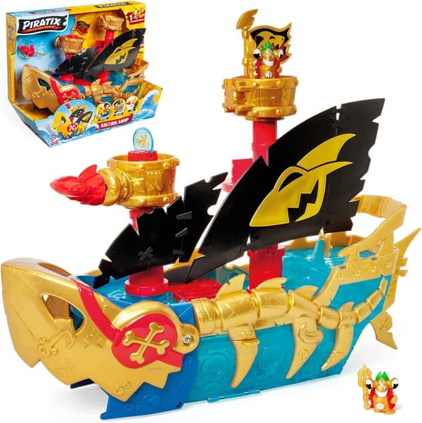 MagicBox – PIRATIX Shark Ship – Shark Ship – set with a figure