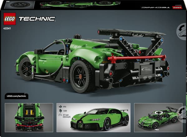 LEGO Technic Green Bugatti Chiron Pur Sport Hypercar 42241