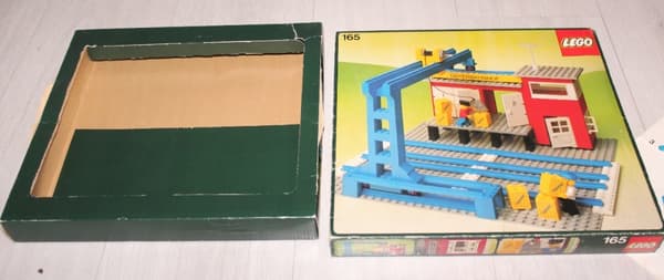 CITY TOWN LEGO TRAIN 165 BOX INSTRUCTIONS Cargo Station SET