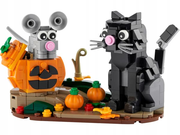 LEGO Cat and Mouse for Halloween, 328 pieces