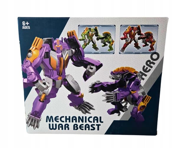 TOY: 2-in-1 Transformer Robot that transforms into a mechanical BESTIOBOT, 20 cm