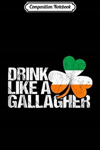 Composition Notebook: St Patrick’s Day Biker Chick – Sexy Irish Motorcycle Jou