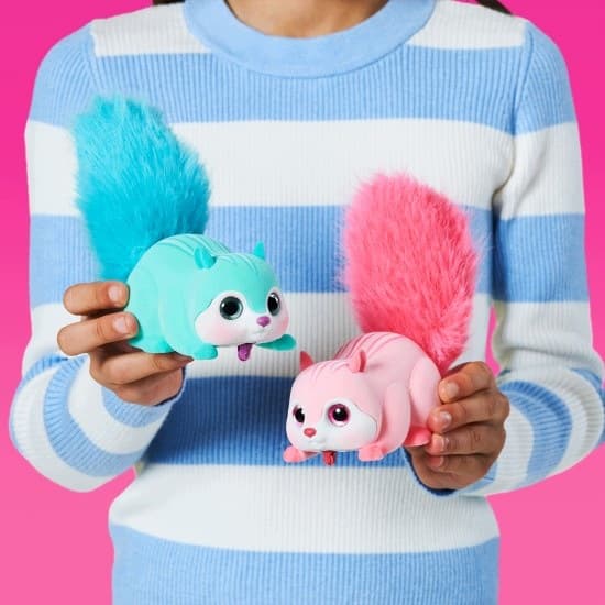 Pink Squirrel S1 interactive toy, Pets Alive, ZURU