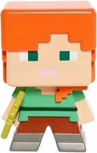 Minecraft Alex with a Golden Pickaxe, 10 cm