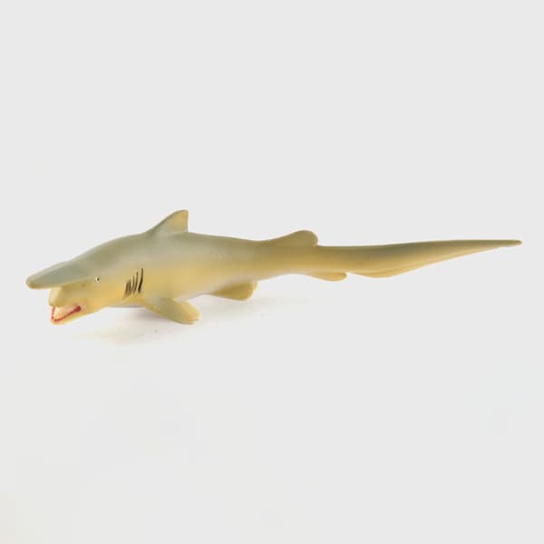 2 PCS. SHARK REPLICA, DESK DECORATION, PVC, MULTICOLOURED