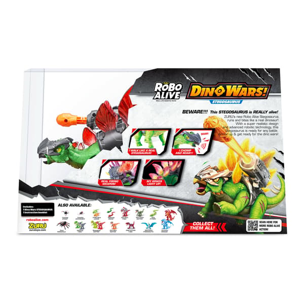Zuru Robo Alive 7131 Dino Wars – Stegosaurus