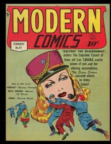 Modern Comics #94: Golden Age War Adventure Comic 1950 – Classic Comic Re