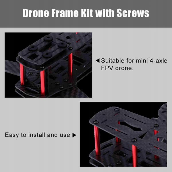 250MM FPV QUADCOPTER KIT WITH DRONE FRAME – RC DRONE ACCESSORIES FOR LJ