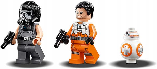LEGO STAR WARS 75242 TIE Interceptor, Black Ace, Droid BB-8, Poe Dameron