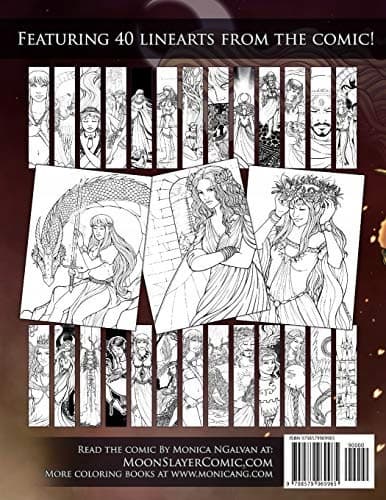 MoonSlayer: Official Colouring Book
