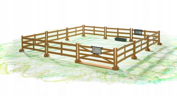 BRUDER Brown horse paddock fencing 62604