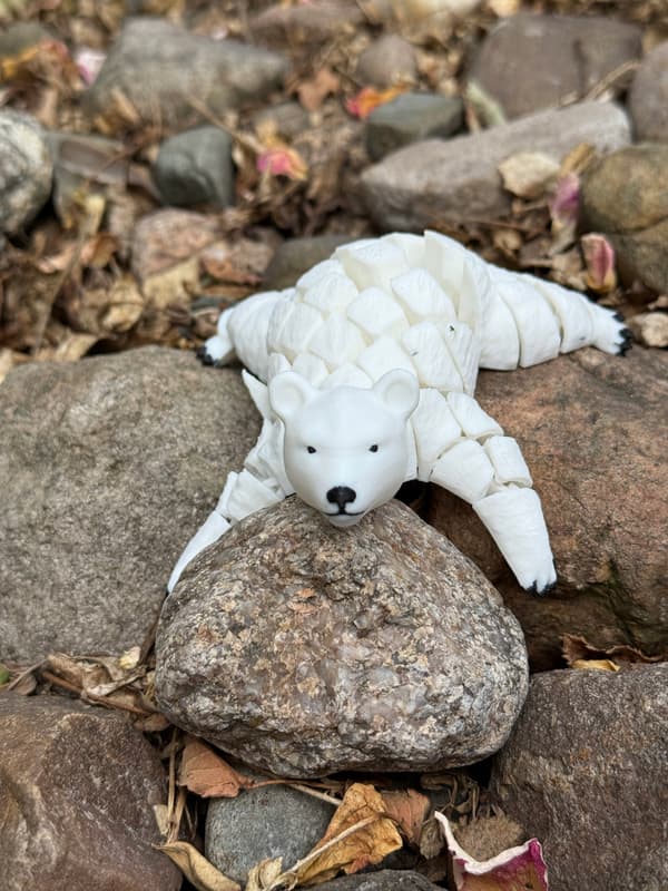 3D Polar Bear – Segmented Ice King, a great gadget, a gift