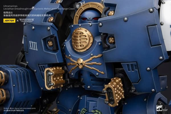 Ultramarines Leviathan Dreadnought with Cyclonic Melta Lance and Siege Claw