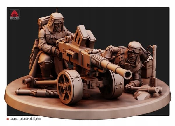 Desert Hawks Heavy Support Team Red Pilgrim Miniature