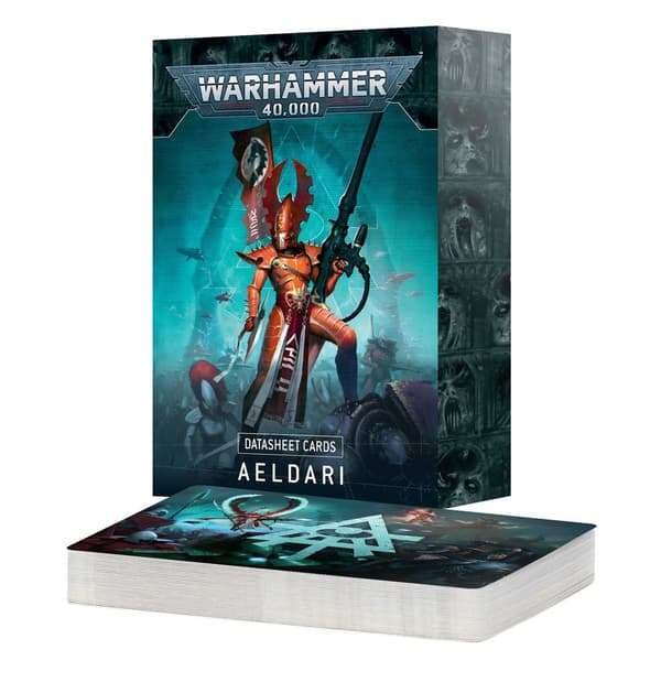 DATASHEET-KORT: AELDARI (ENGELSK) Forhåndsbestill NYTT