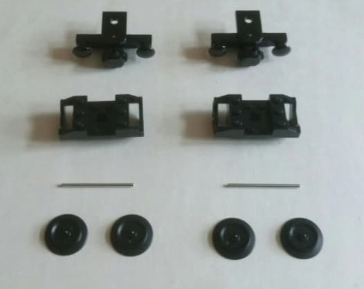 Lego City accessories: train carriage, train chassis