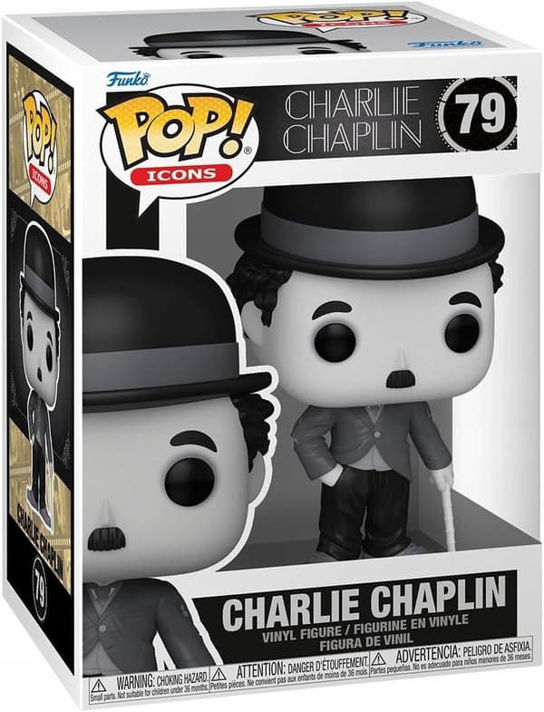 FUNKO POP ICONS CHARLIE CHAPLIN