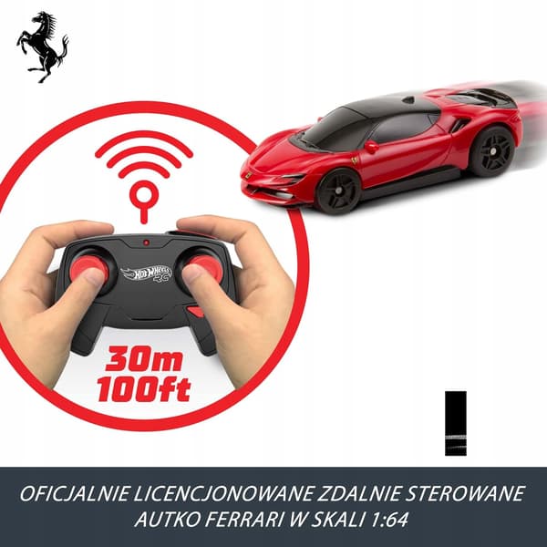Hot Wheels RC Ferrari SF90 Stradale 1:64 Scale Remote-Controlled Car