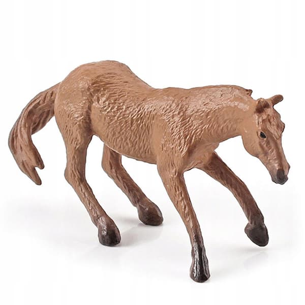 6x Sturdy Horse Figurines, Models, Miniature Simulation, Early Learning A