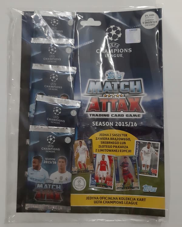 Topps 2015/16 Champions League Cards Multipack