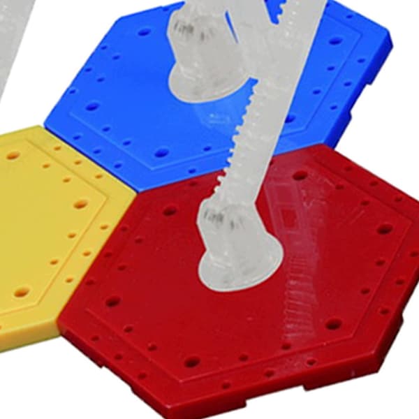 1PC display stand, mounting bracket, Hobby Support, colours: red, yellow, blue