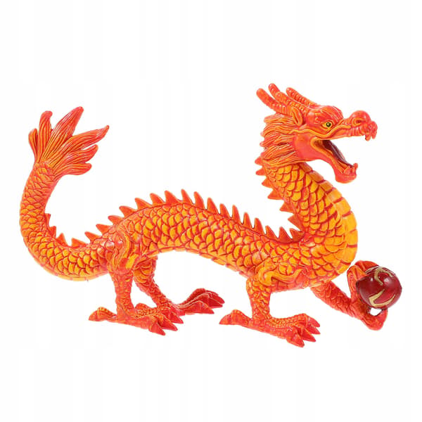 A UNIQUE CHINESE DRAGON FIGURINE FOR TABLE DECORATION
