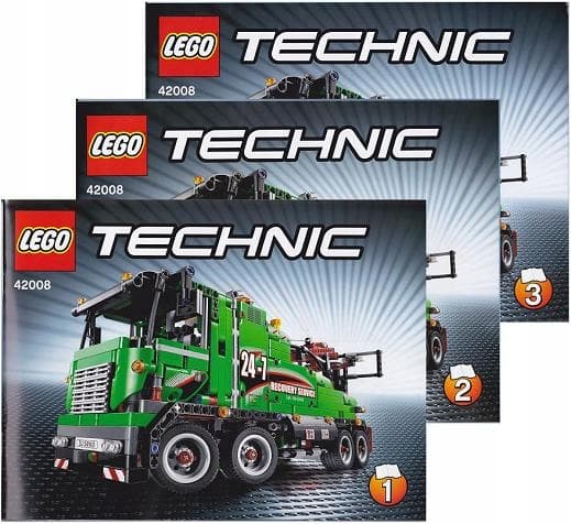 LEGO INSTRUCTIONS + STICKERS Technic – Service Truck 42008 2013