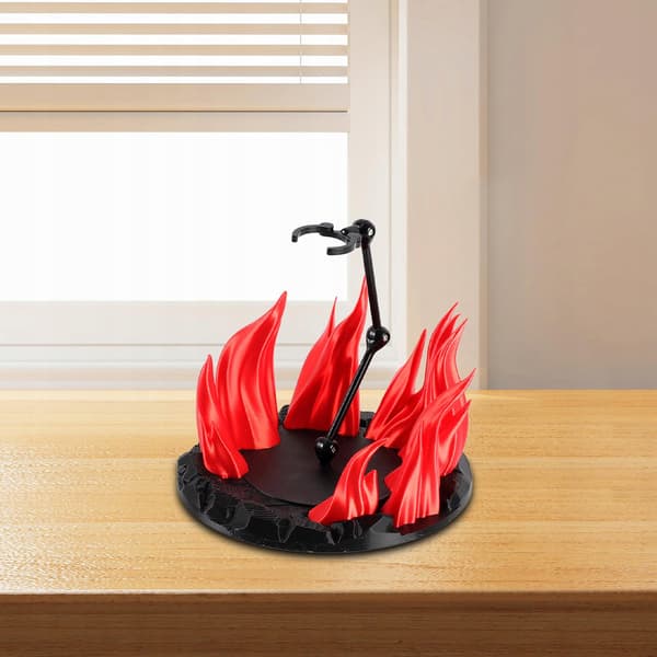 Action figure display stand Support stand model Display holder base Red doll display stand
