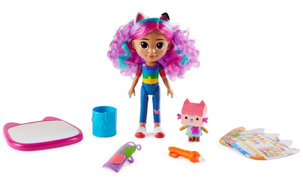 Spin Master Gabi’s Cat House Set: Rainbow Art Set + ACCESSORIES